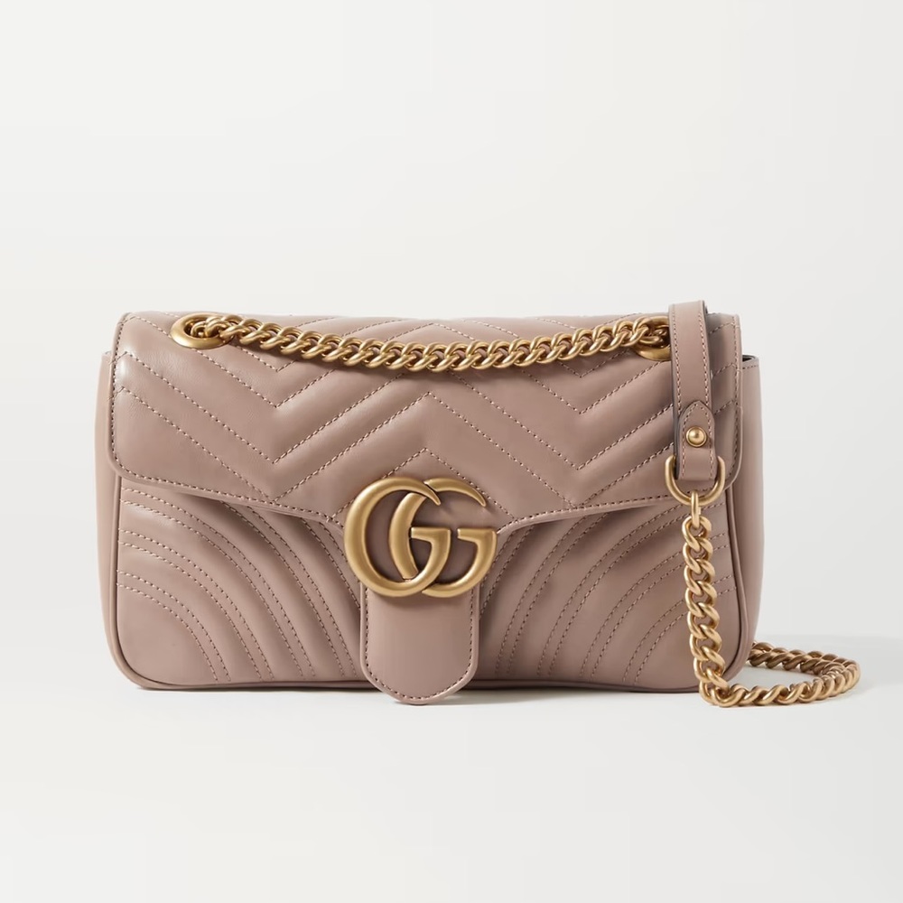 ✨ NEW GUCCI GG Marmont small quilted leather shoulder bag - Picture 1 of 10